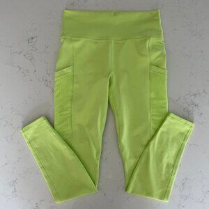 Fabletics Power Hold Activewear Leggings Mint Green Sz XXS - no size/fabric tag